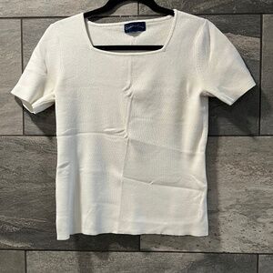 Square Neck Knit Top